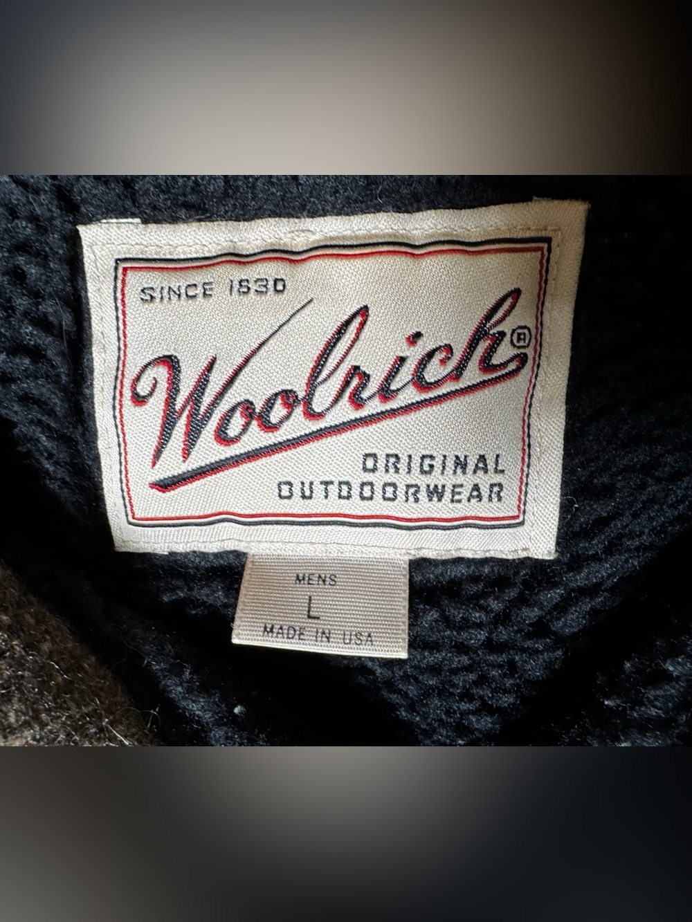 Vintage Woolrich Men’s L Plaid Fleece Lined Jacket Made in USA
